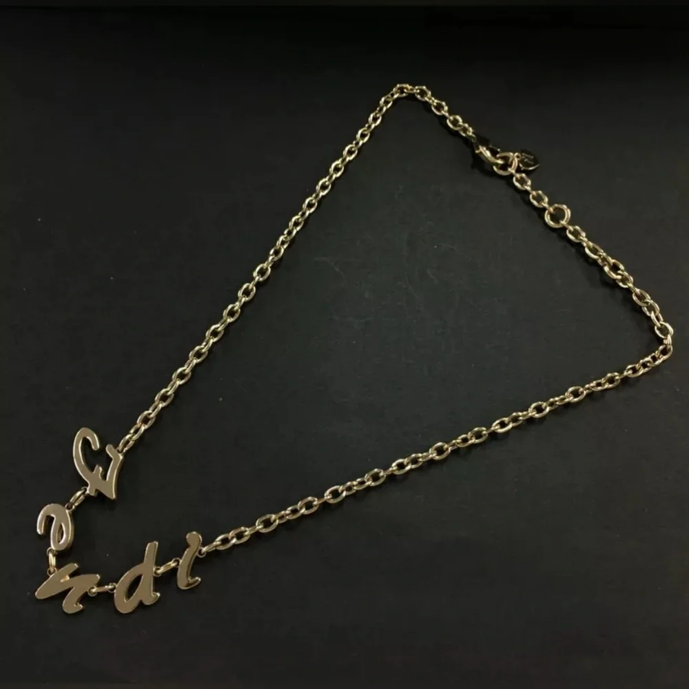 FENDI RARE GOLD TONE NECKLACE - Picture 5 of 5